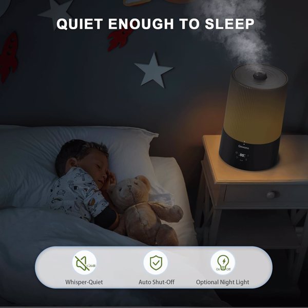 Ultrasonic Cold Mist Humidifier To Essential Oils