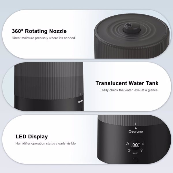 Ultrasonic Cold Mist Humidifier To Essential Oils